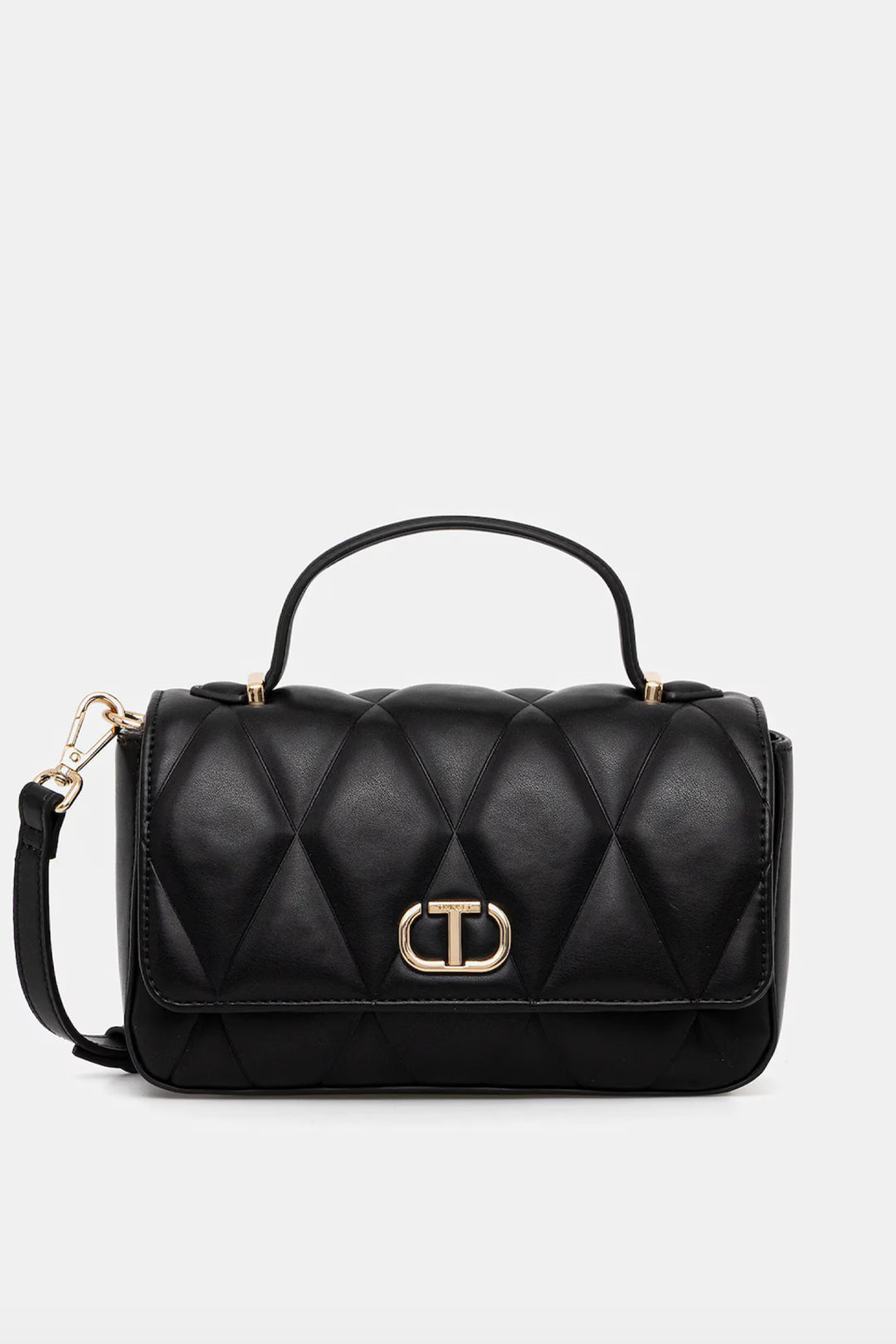 Black Borsa Tracolla Twin Set Nera Twin-set Woman Small Quilted