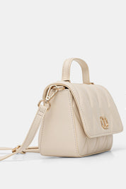 Twin-set Borsa a Tracolla Piccola Trapuntata 252TB7054 PARCHMENT