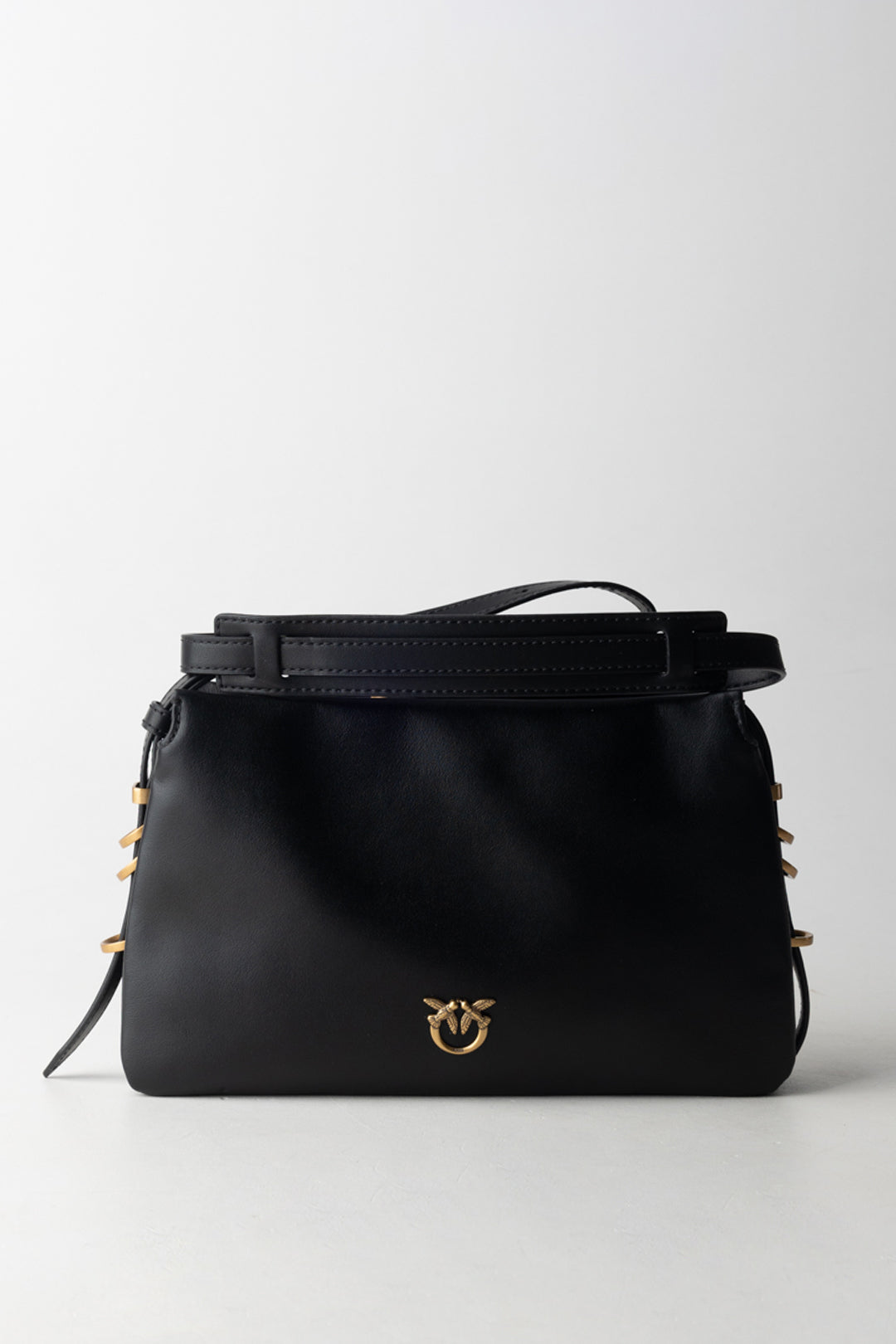 Pinko Borsa a Tracolla Triplet Mini NERO-ANTIQUE GOLD