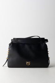 Pinko Borsa a Tracolla Triplet Mini NERO-ANTIQUE GOLD