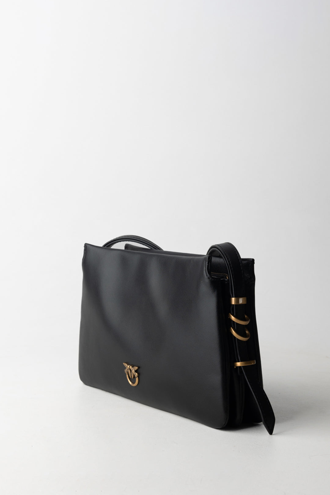 Pinko Borsa a Tracolla Triplet Mini NERO-ANTIQUE GOLD