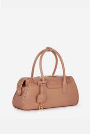 Elisabetta Franchi Borsa Bauletto Piccola In Nappa con Charm Logo BS19A67E2 SIGARO