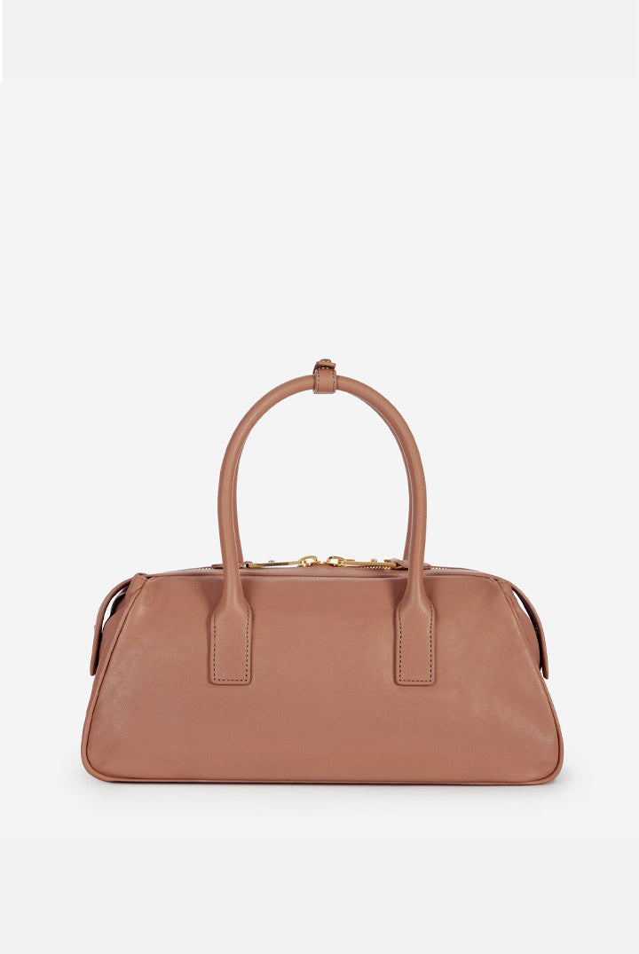 Elisabetta Franchi Borsa Bauletto Piccola In Nappa con Charm Logo BS19A67E2 SIGARO