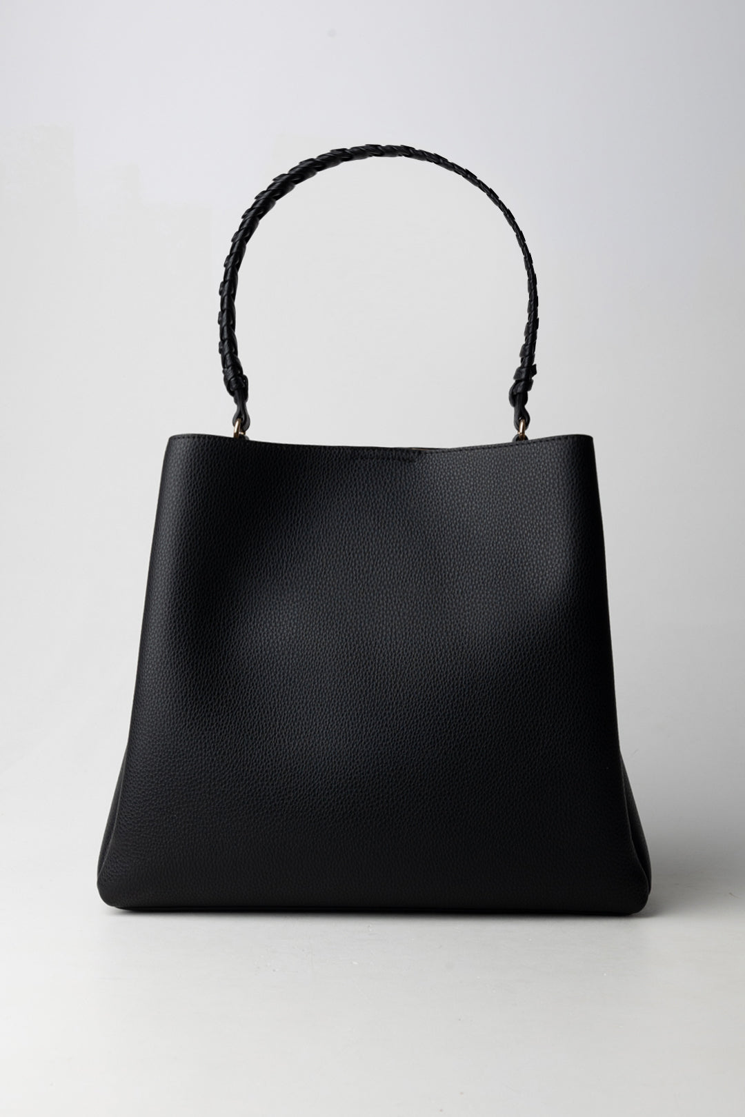 Leather Borse 80 Twin-set Woman Bag With Braided Handle 251TD8062