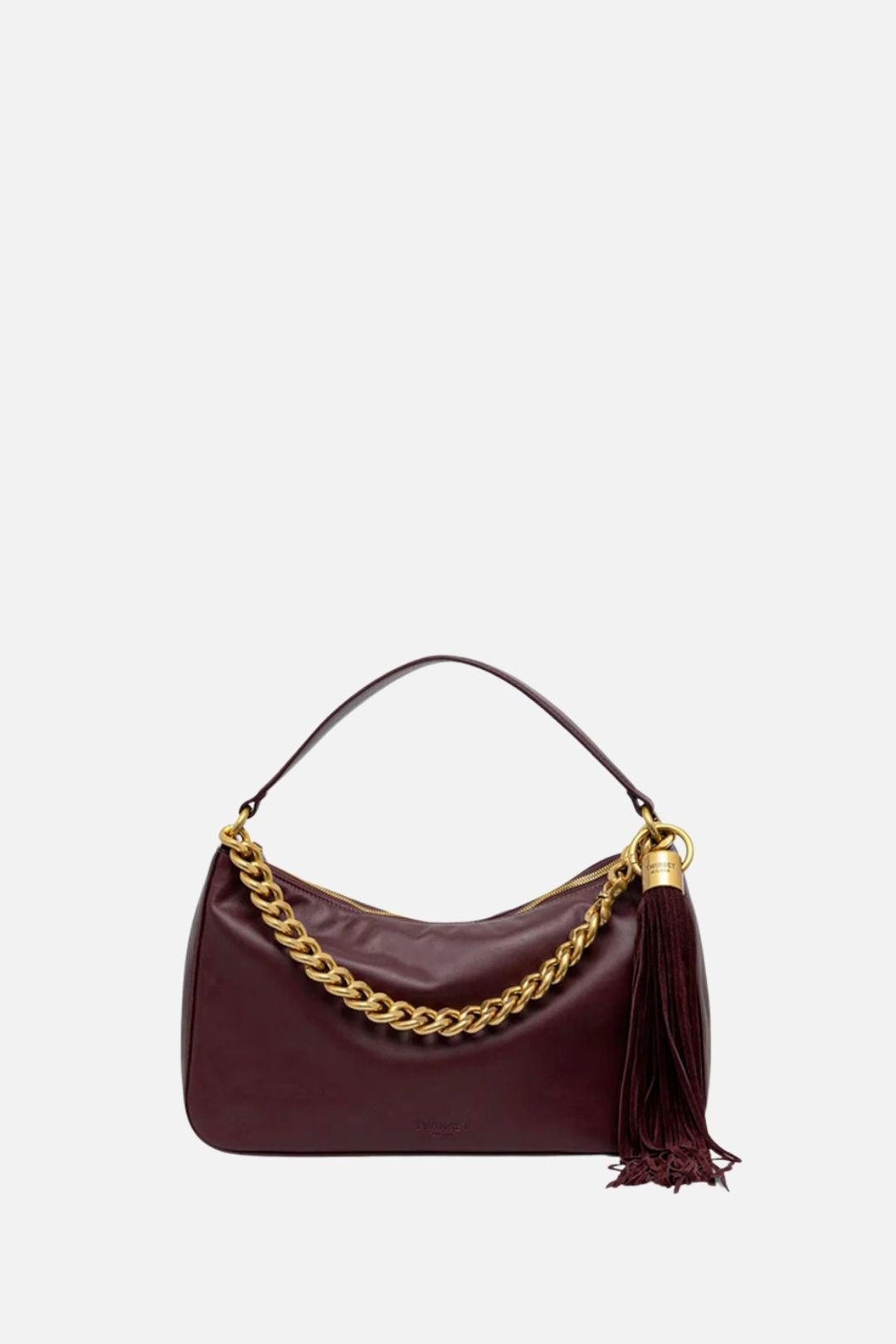 Twin-set Borsa Grande Liliane In Pelle con Charm 262TB7207 GRAPE