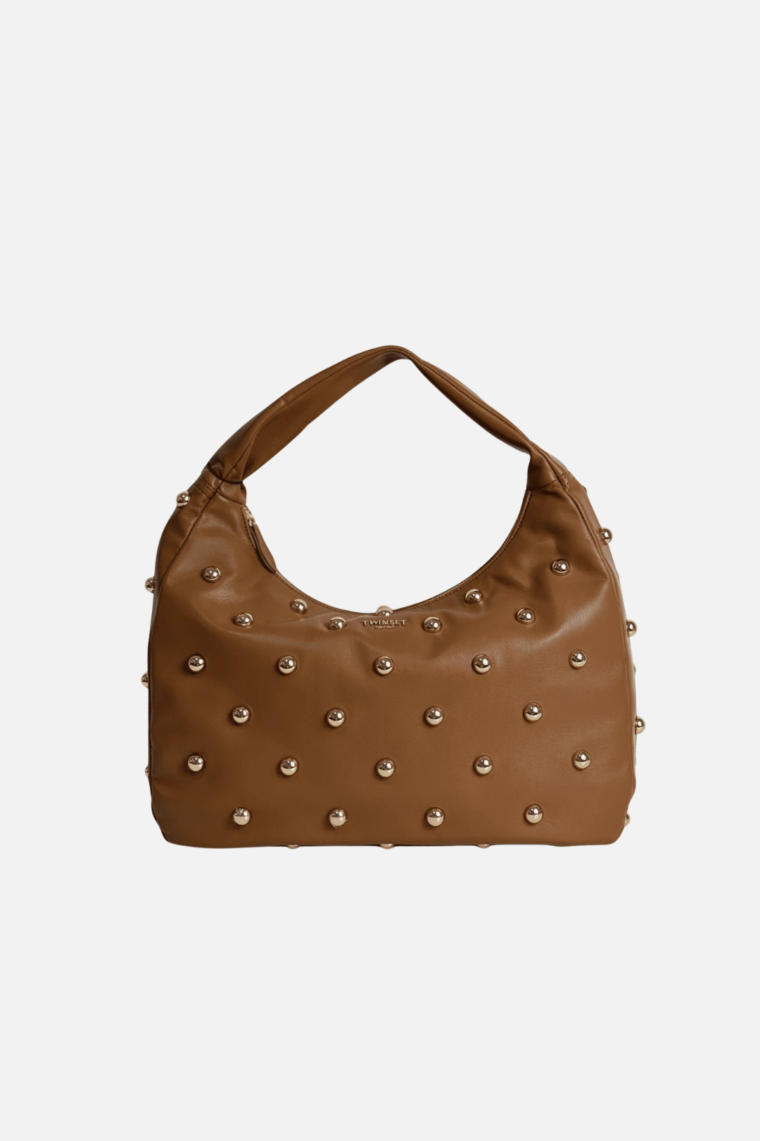 Twin-set Borsa Hobo con Borchie 261TB7170 CUOIO