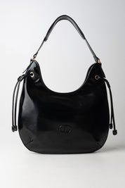 Twin-set Borsa Hobo Effetto Vernice 252TB7080 NERO