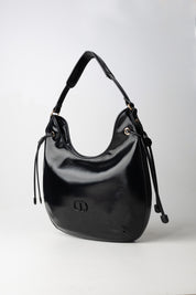 Twin-set Borsa Hobo Effetto Vernice 252TB7080 NERO