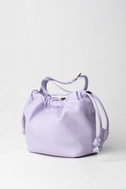 Twin-set Borsa Hobo Piccola con Chiusura a Coulisse 251TD8032 FIORI DI LILLA'