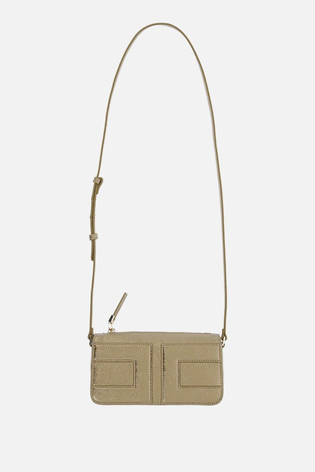 Elisabetta Franchi Bambina Borsa In Ecopelle Metallizzata con Logo EFBO120CTV132.2165