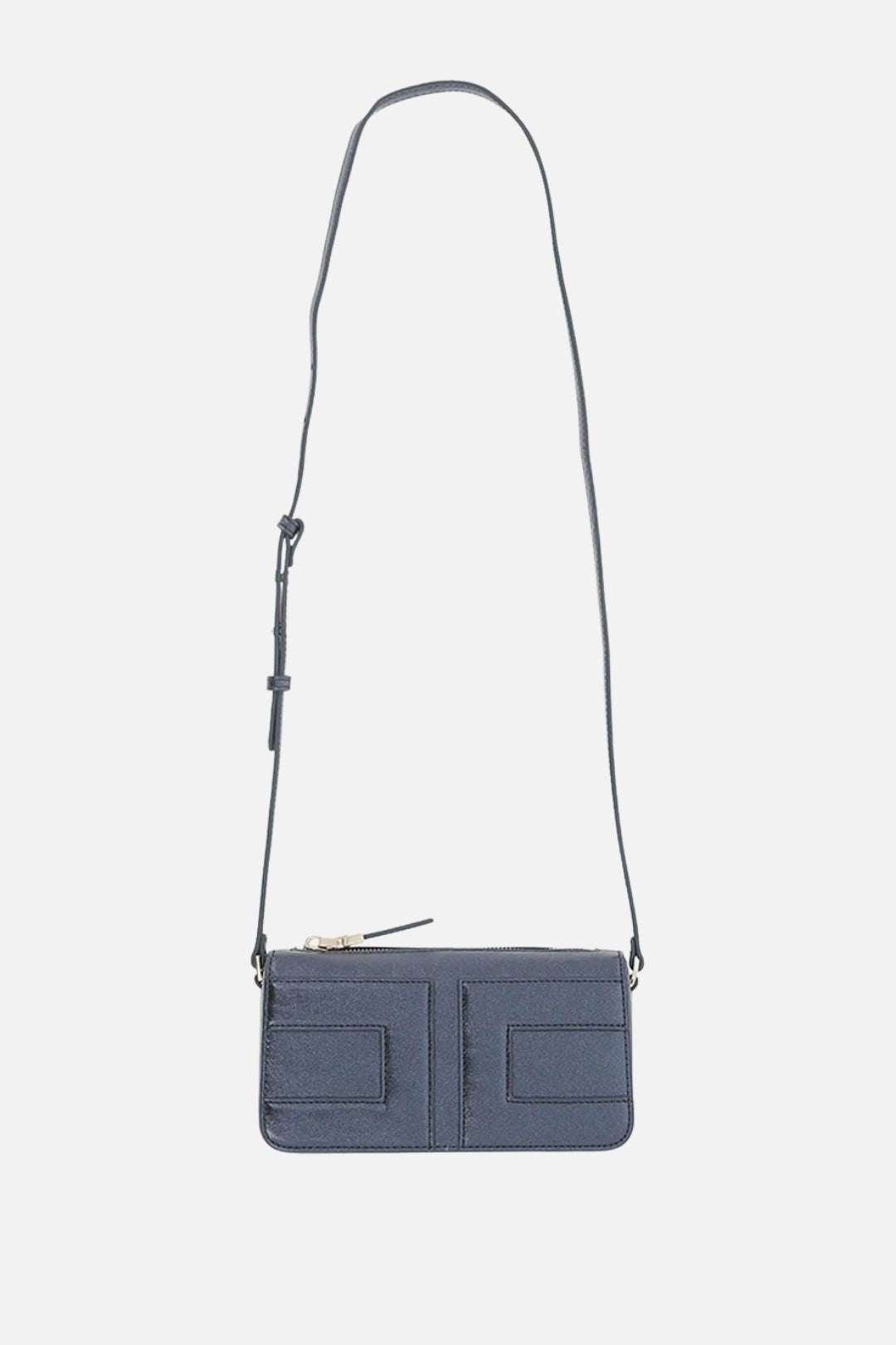 Elisabetta Franchi Bambina Borsa In Ecopelle Metallizzata con Logo EFBO120CTV132.4062