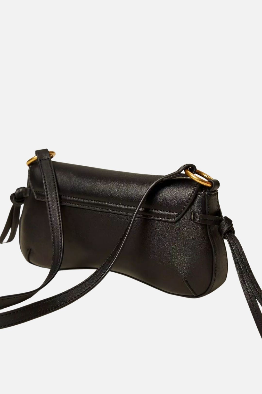 Twin-set Borsa In Pelle con Patta 262TB7171 NERO