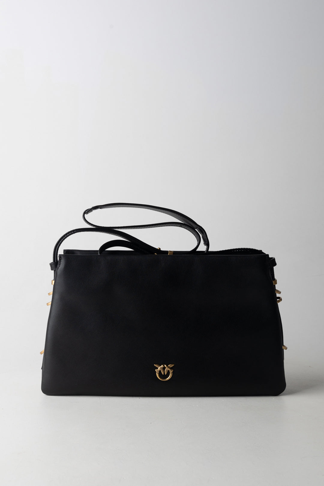 Pinko Borsa In Pelle Morbida NERO-ANTIQUE GOLD