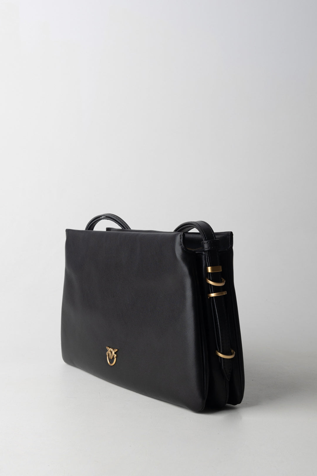 Pinko Borsa In Pelle Morbida NERO-ANTIQUE GOLD