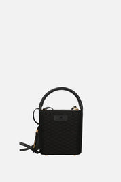 Elisabetta Franchi Borsa In Tessuto con Tracolla Removibile BS02A66E2 NERO