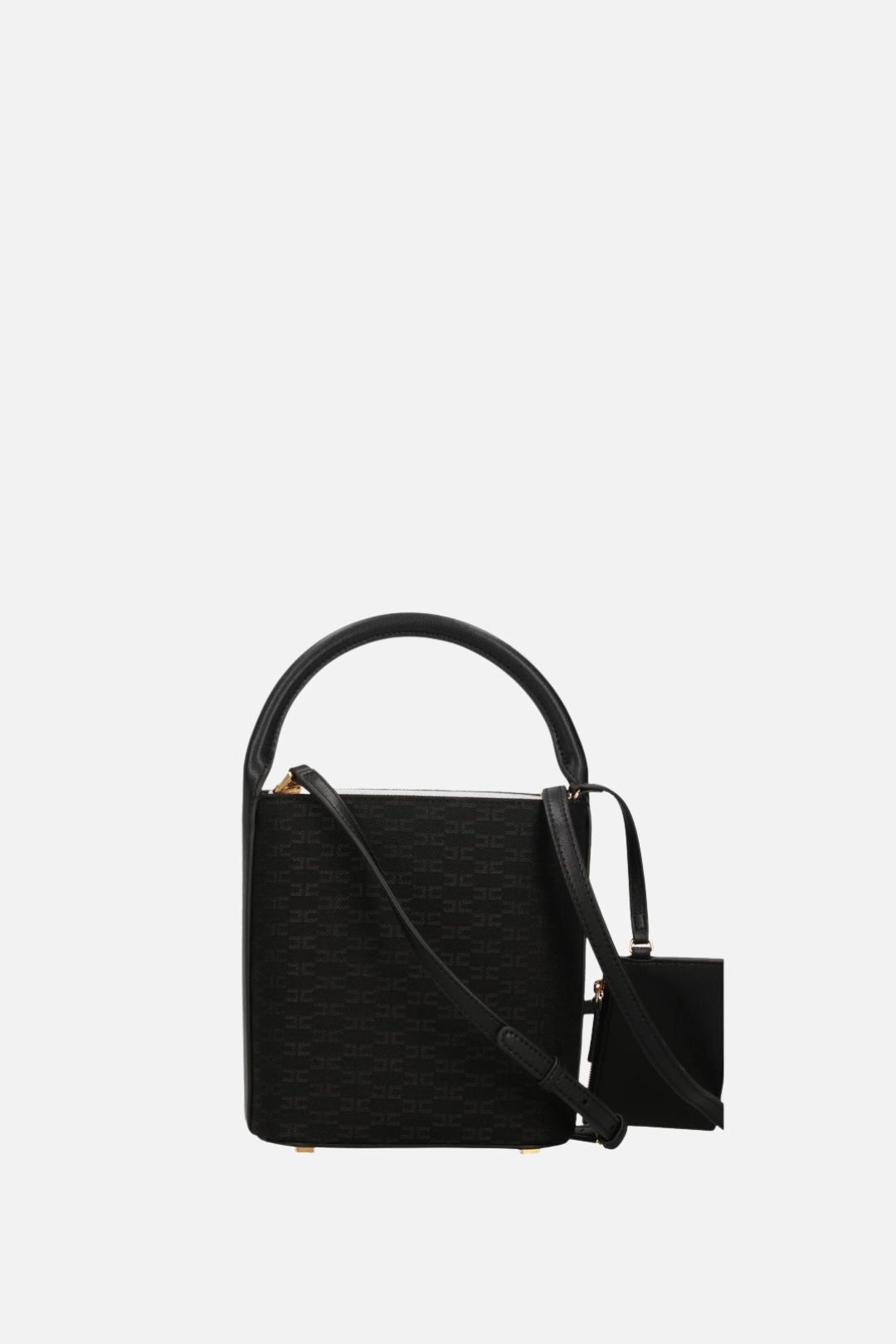 Elisabetta Franchi Borsa In Tessuto con Tracolla Removibile BS02A66E2 NERO
