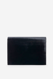 Elisabetta Franchi Borsa In Velluto con Stampa Cocco BS26A67E2 NERO
