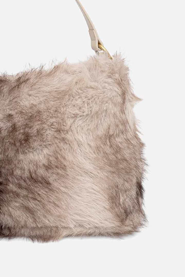 Twin-set Borsa Liliane In Faux Fur 262TB7250 ANIMAL SHADE CASHA/B
