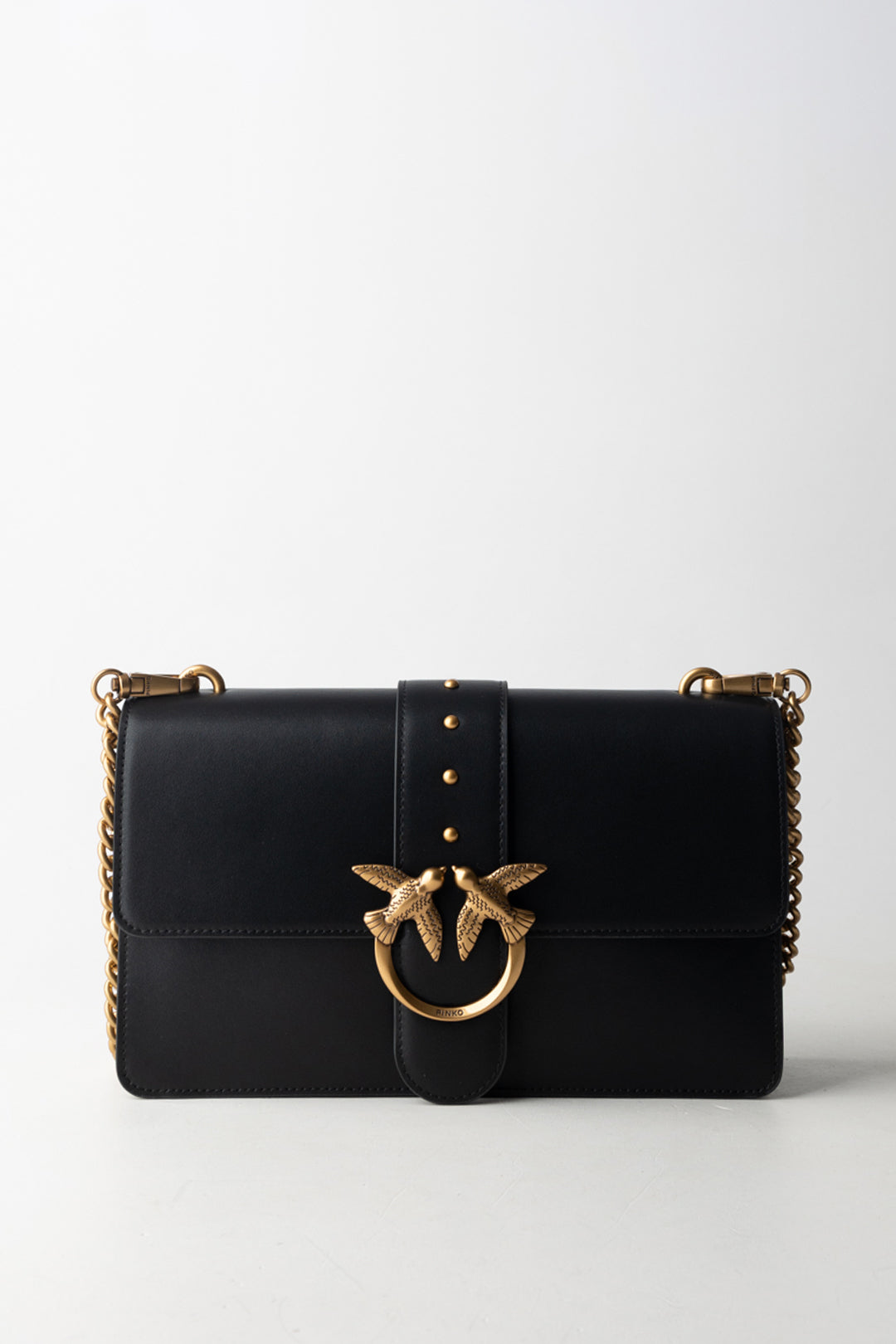 Pinko Borsa Love One Classic NERO-ANTIQUE GOLD