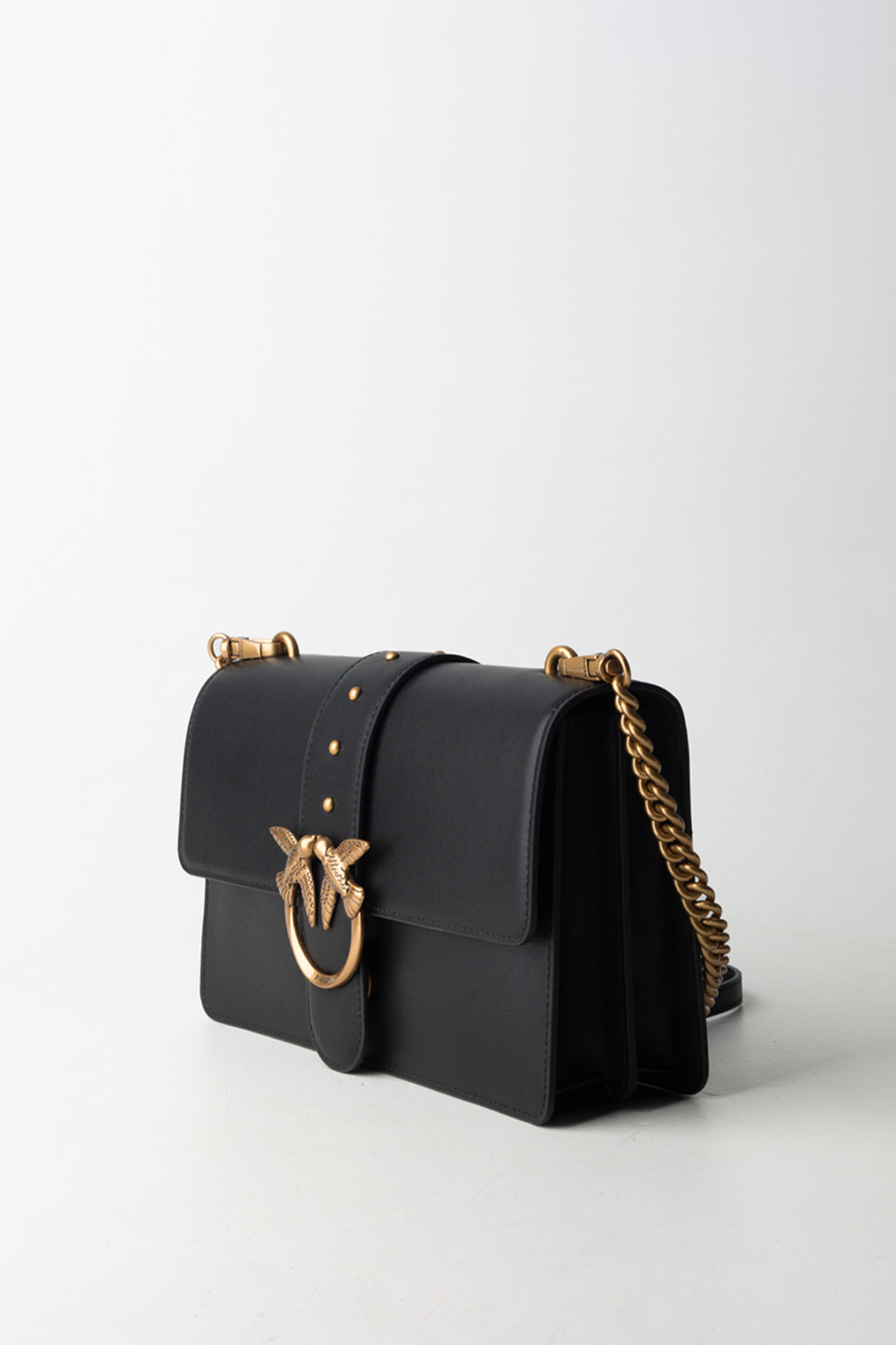 Pinko Borsa Love One Classic NERO-ANTIQUE GOLD