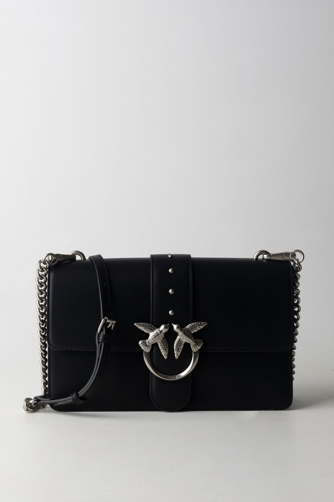 Pinko Borsa Love One Classic NERO-OLD SILVER