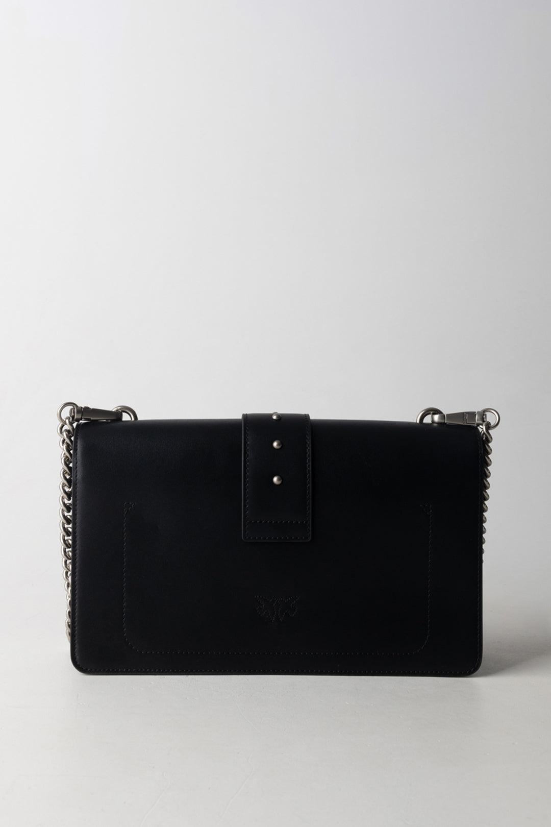 Pinko Borsa Love One Classic NERO-OLD SILVER