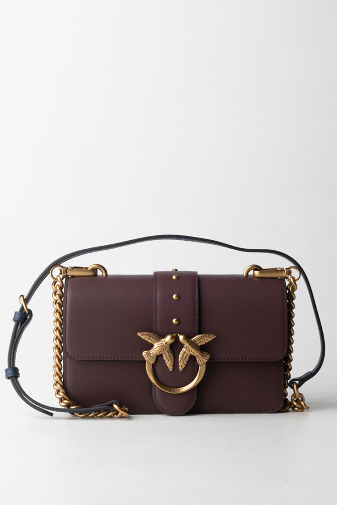 Pinko Borsa Love One Mini CIOCC. AMARO-ANTIQUE GOLD