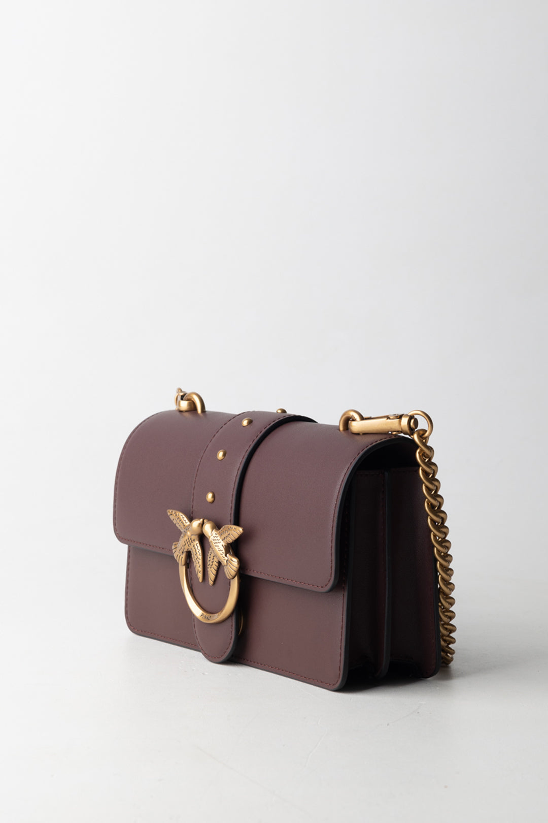 Pinko Borsa Love One Mini CIOCC. AMARO-ANTIQUE GOLD