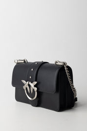 Pinko Borsa Love One Mini NERO-OLD SILVER