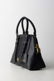 Pinko Borsa Media Escape Bag NERO-ANTIQUE GOLD