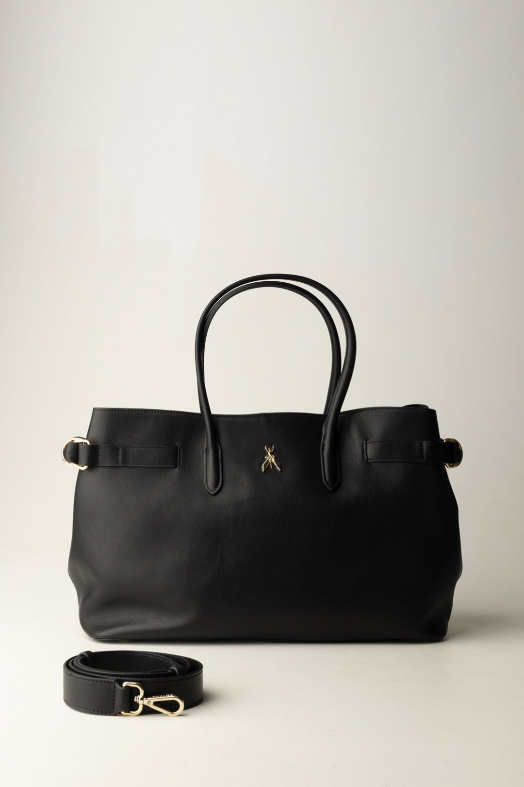 Patrizia Pepe Borsa New Business Grande In Pelle 8B0270 L162 NERO