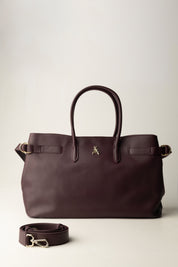 Patrizia Pepe Borsa New Business Grande In Pelle 8B0270 L162 PURPLE RED