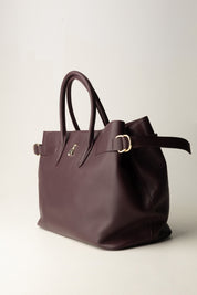 Patrizia Pepe Borsa New Business Grande In Pelle 8B0270 L162 PURPLE RED