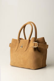 Patrizia Pepe Borsa New Business Media In Pelle 8B0282 L152 NATURAL