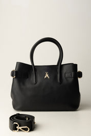 Patrizia Pepe Borsa New Business Media In Pelle 8B0282 L162 NERO