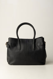Patrizia Pepe Borsa New Business Media In Pelle 8B0282 L162 NERO