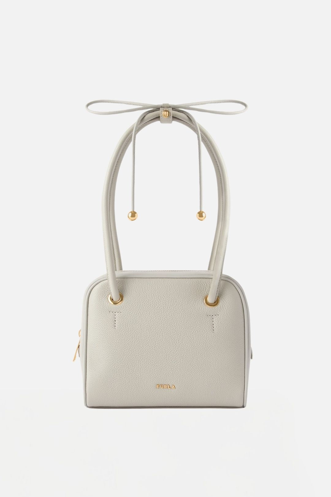 Furla Borsa Poppy S Dome In Pelle Stone Gray WB02064 BX4573 4897S