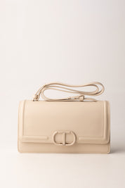 Twin-set Borsa Rettangolare ‘brera’ con Apertura Oval T 251TB7231 DELICATE BEIGE