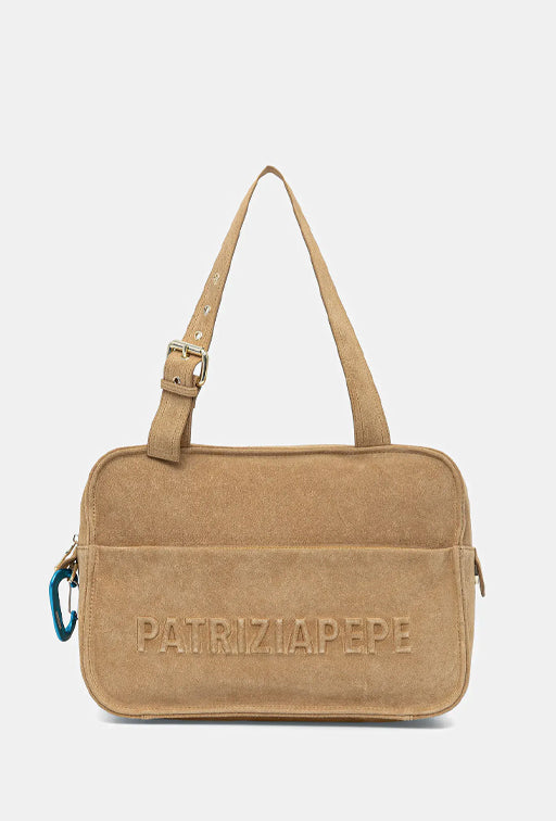 Patrizia Pepe Borsa Shopper con Stampa Lettering 2B0125 L152P NATURAL