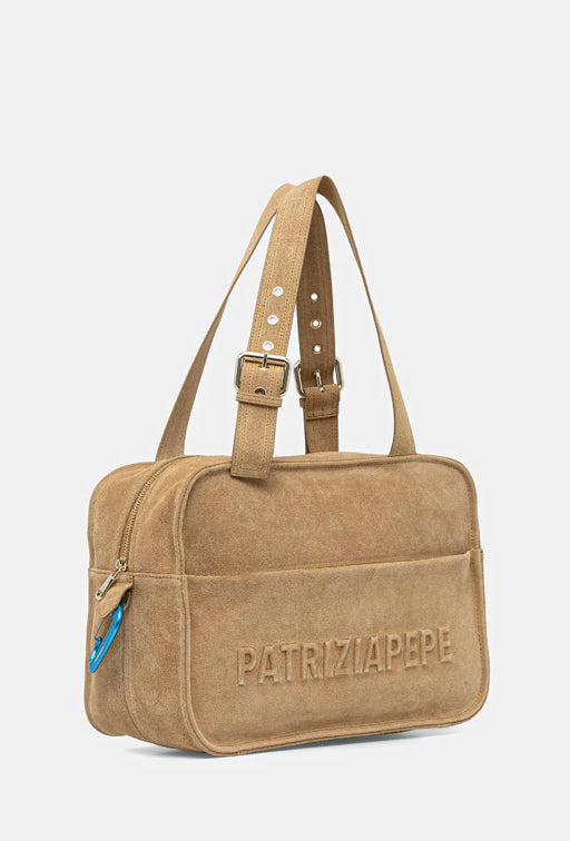 Patrizia Pepe Borsa Shopper con Stampa Lettering 2B0125 L152P NATURAL