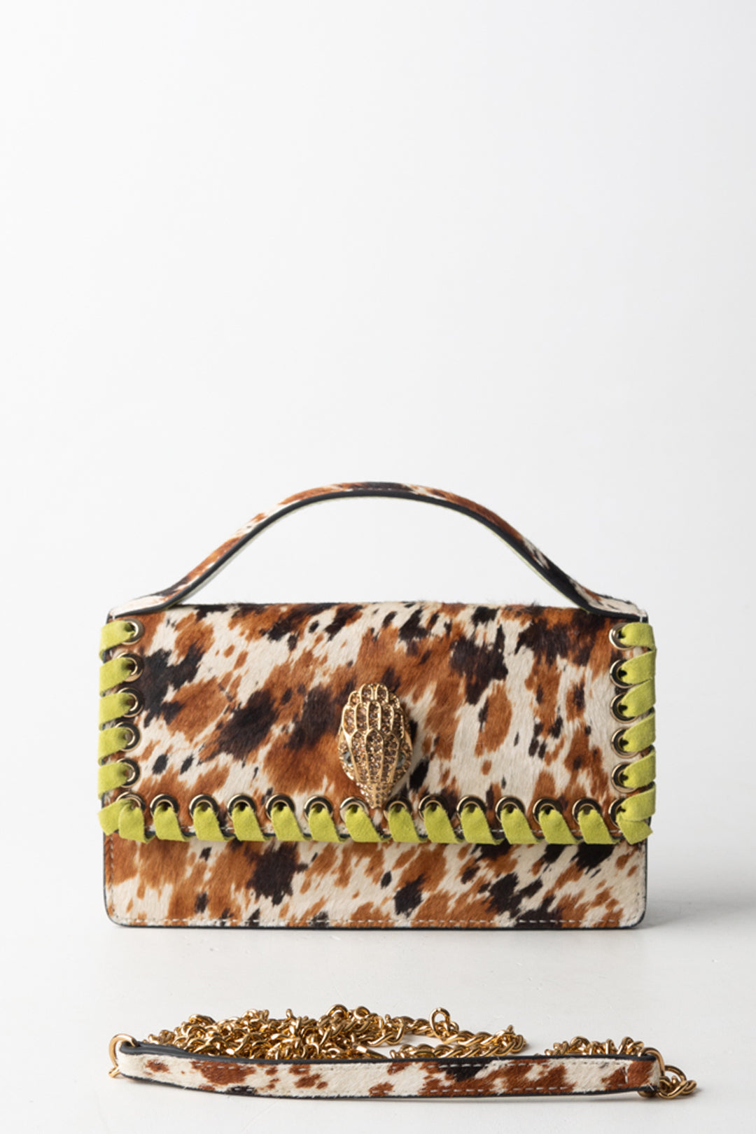 Kurt Geiger Borsa Small Bond Top Handle 2744139189 BROWN/OTH