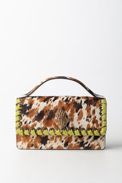 Kurt Geiger Borsa Small Bond Top Handle 2744139189 BROWN/OTH