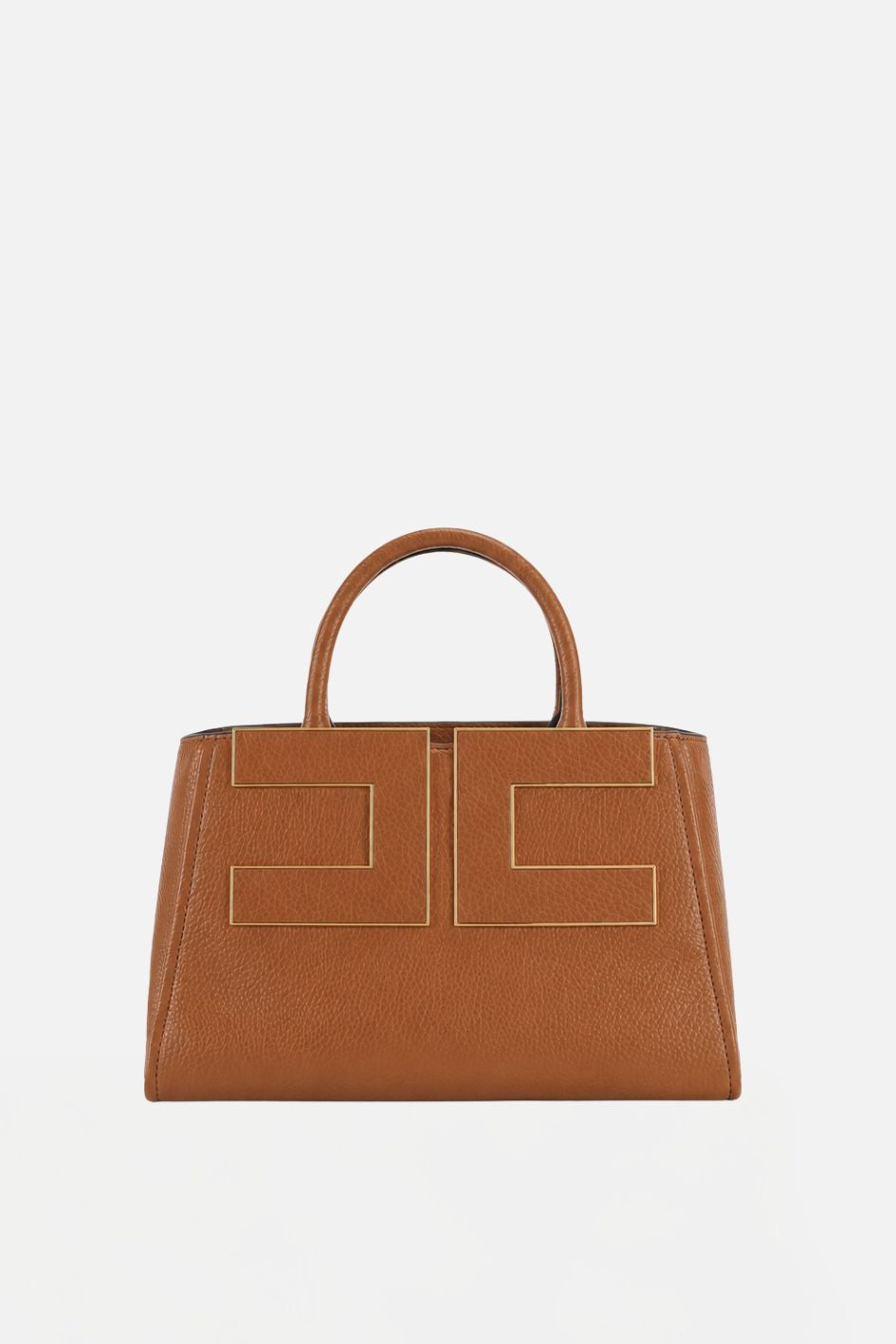 Elisabetta Franchi Borsa Tote Effetto Pelle con Logo Frontale BS06A66E2 SIGARO