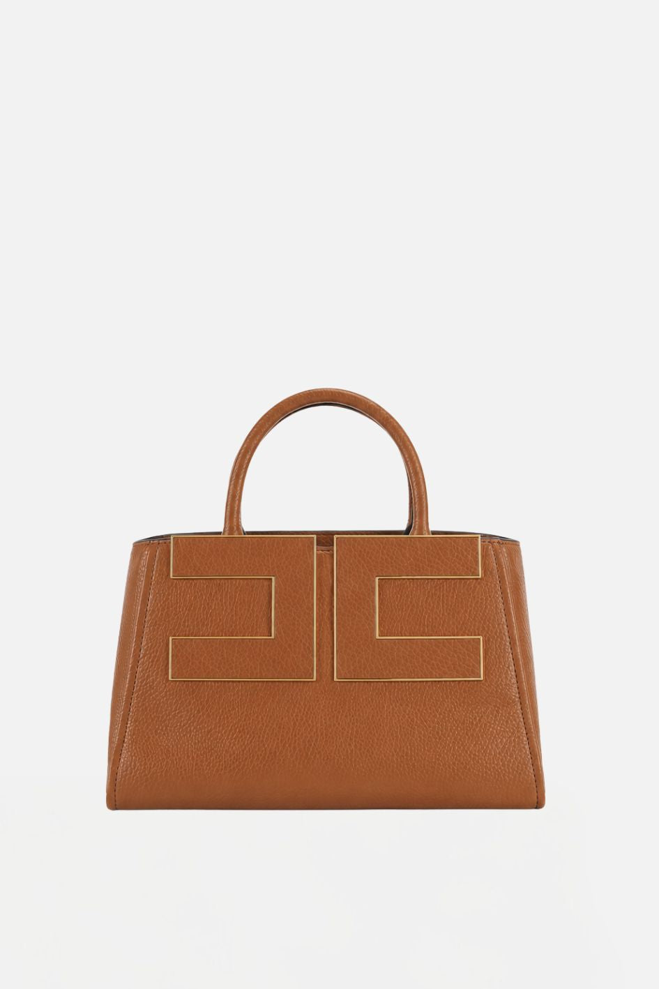 Elisabetta Franchi Borsa Tote Effetto Pelle con Logo Frontale BS06A66E2 SIGARO