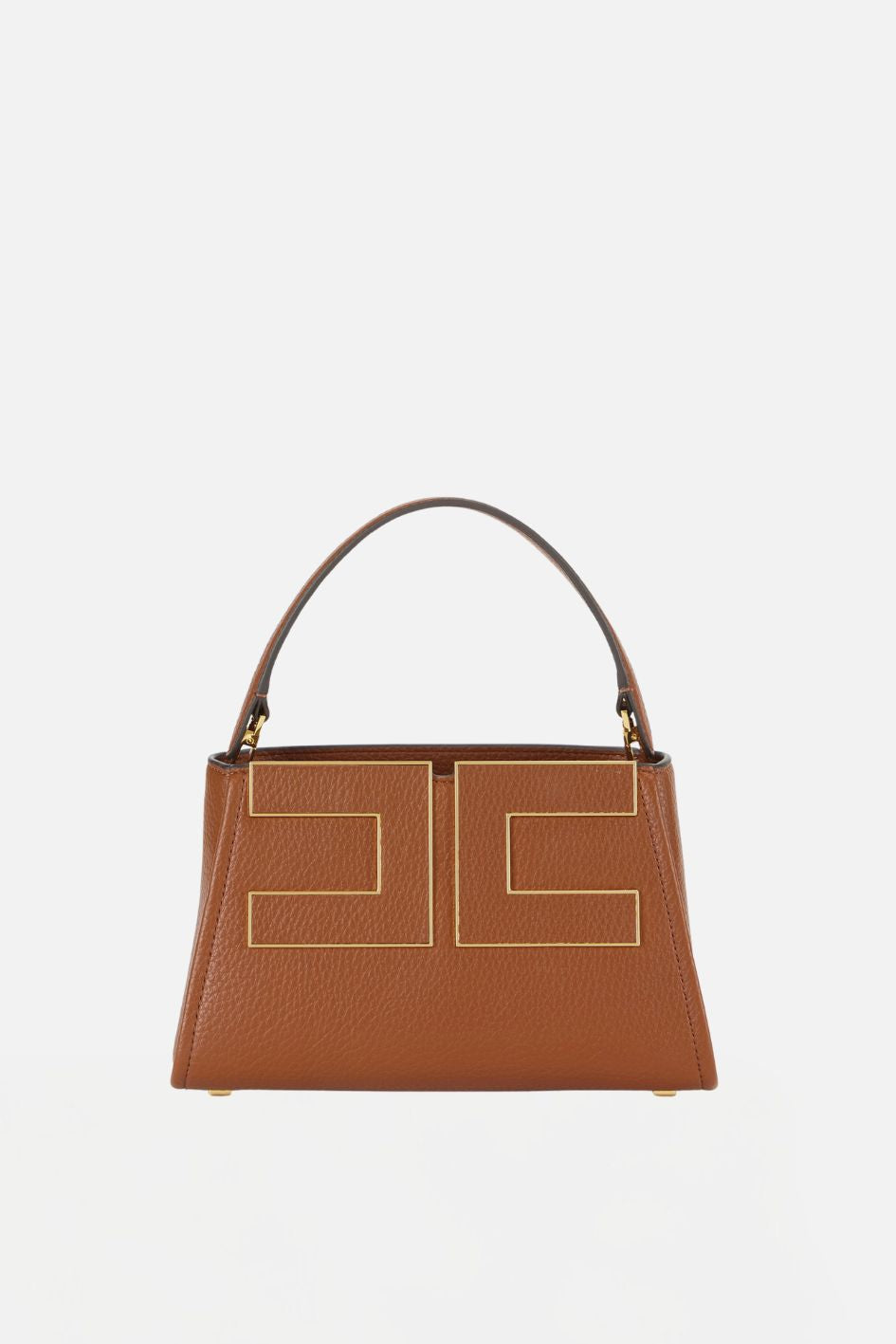 Elisabetta Franchi Borsa Tote Effetto Pelle con Logo Frontale BS07A66E2 SIGARO