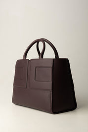 Elisabetta Franchi Borsa Tote Grande con Logo BS34A56E2 MERLOT