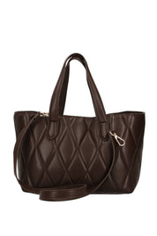 Twin-set Borsa Tote In Nappa Sintetica Matelassè 252TB7051 COFFEE