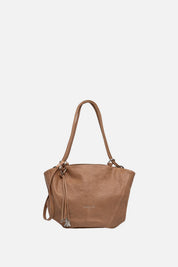 Patrizia Pepe Borsa Tote In Pelle con Manici Lunghi 8B0094 L005 DEEP CAMEL