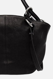 Patrizia Pepe Borsa Tote In Pelle con Manici Lunghi 8B0094 L005 NERO