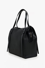 Twin-set Borsa Tote Melrose con Logo Oval T 252TD8280 NERO